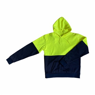 ツートーン Hi Vis ポーラー フリース フーディ